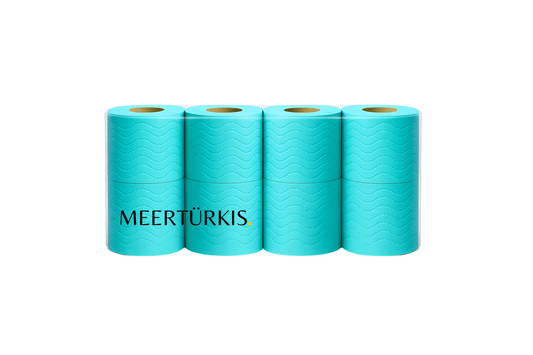 56 Rollen, Toilettenpapier, Supersoft, Türkis